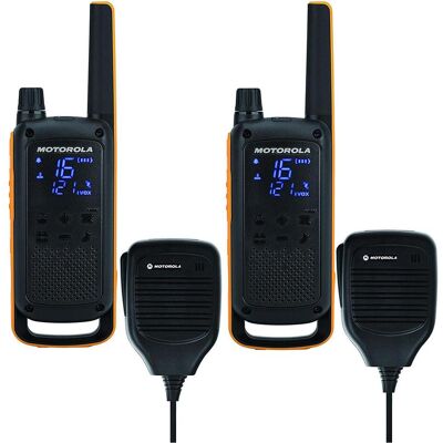 Motorola Tlkr T82 (10 km), Walkie Talkie, Orange, Schwarz, Gelb Motorola Tlkr T82 (10 km), Walkie Talkie, Orange, Schwarz, Gelb