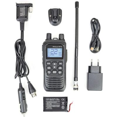 PNI Tragbares CB-Funkgerät Kit mit Multistandard, 4W, 12V, AM-FM und Zusatzantenne, Walkie Talkie, Schwarz PNI Tragbares CB-Funkgerät Kit mit Multistandard, 4W, 12V, AM-FM und Zusatzantenne, Walkie Talkie, Schwarz