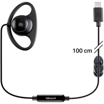 Albrecht Tectalk biz D-Form Headset 100cm, Walkie Talkie Zubehör Albrecht Tectalk biz D-Form Headset 100cm, Walkie Talkie Zubehör