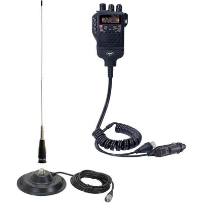PNI Escort HP 62 CB-Funkpaket und ML145-Antenne mit Magnet im Lieferumfang enthalten (10 km), Walkie Talkie, Schwarz PNI Escort HP 62 CB-Funkpaket und ML145-Antenne mit Magnet im Lieferumfang enthalten (10 km), Walkie Talkie, Schwarz