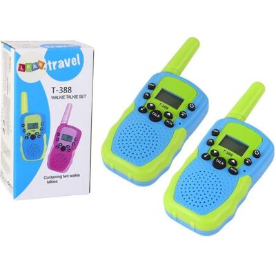 Lean Toys Walkie Talkie Walkie-Talkies, Reichweite 3 km, blau (3 km), Walkie Talkie, Blau Lean Toys Walkie Talkie Walkie-Talkies, Reichweite 3 km, blau (3 km), Walkie Talkie, Blau