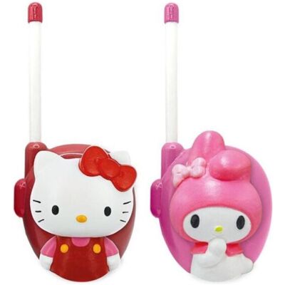 Kids Euroswan Hallo Kitty 3D-Walkie-Talkie, Walkie Talkie, Mehrfarbig Kids Euroswan Hallo Kitty 3D-Walkie-Talkie, Walkie Talkie, Mehrfarbig