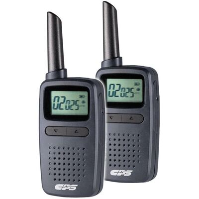 PNI Tragbares PMR-Radio CP225 8CH 0,5 W 1100 mAh Set mit 2 Stk, Walkie Talkie, Grau PNI Tragbares PMR-Radio CP225 8CH 0,5 W 1100 mAh Set mit 2 Stk, Walkie Talkie, Grau