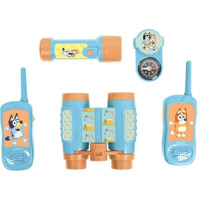 Lexibook - Bluey Adventure set with Walkie Talkies (RPTW12BY) (0.12 km), Walkie Talkie, Orange, Blau Lexibook - Bluey Adventure set with Walkie Talkies (RPTW12BY) (0.12 km), Walkie Talkie, Orange, Blau