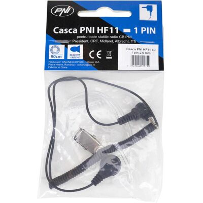 PNI HF11 Headset mit 1 Pin 2,5 mm, Akustikrohr, für alle Funkgeräte, Walkie Talkie Zubehör PNI HF11 Headset mit 1 Pin 2,5 mm, Akustikrohr, für alle Funkgeräte, Walkie Talkie Zubehör