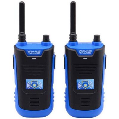 Johntoy Walkie Talkie Polizei - 300 Meter Reichweite (0.30 km), Walkie Talkie, Mehrfarbig Johntoy Walkie Talkie Polizei - 300 Meter Reichweite (0.30 km), Walkie Talkie, Mehrfarbig