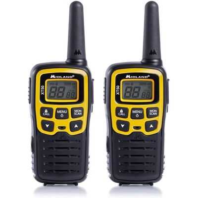 Midland XT50 Adventu (8 km), Walkie Talkie, Schwarz, Gelb Midland XT50 Adventu (8 km), Walkie Talkie, Schwarz, Gelb