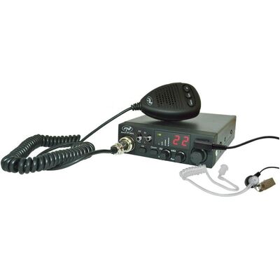 PNI CB-Funkgerät Escort HP 8001L ASQ inklusive Kopfhörer mit Mikrofon HS81L, Walkie Talkie, Schwarz PNI CB-Funkgerät Escort HP 8001L ASQ inklusive Kopfhörer mit Mikrofon HS81L, Walkie Talkie, Schwarz