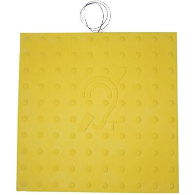 Geemarc LOOPMAT-TM1L Ringschleifen-Bodenmatte für Hörgeräte kompatibel, Walkie Talkie, Gelb Geemarc LOOPMAT-TM1L Ringschleifen-Bodenmatte für Hörgeräte kompatibel, Walkie Talkie, Gelb