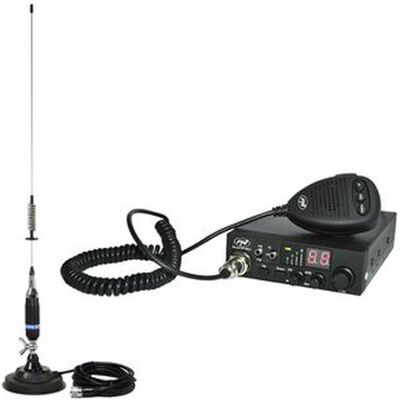 PNI Paket Radio CB ESCORT HP 8024 ASQ + Antenne CB S75 mit Magnet (10 km), Walkie Talkie, Mehrfarbig PNI Paket Radio CB ESCORT HP 8024 ASQ + Antenne CB S75 mit Magnet (10 km), Walkie Talkie, Mehrfarbig