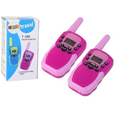 Lean Toys Walkie Talkie Walkie-Talkies, Reichweite 3 km, rosa (3 km), Walkie Talkie, Rosa Lean Toys Walkie Talkie Walkie-Talkies, Reichweite 3 km, rosa (3 km), Walkie Talkie, Rosa