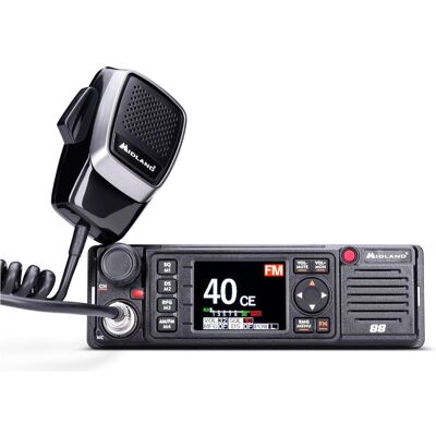 Midland M-88 CB, Walkie Talkie, Schwarz Midland M-88 CB, Walkie Talkie, Schwarz