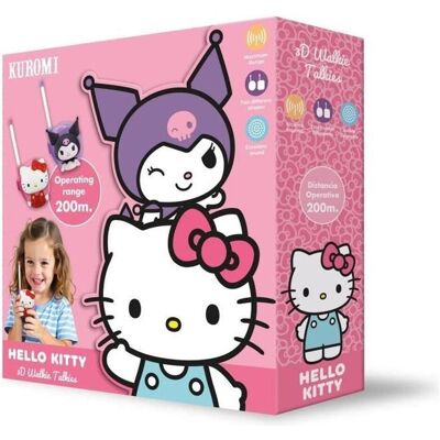 Kids Euroswan Hello Kitty und Freunde 3D Walkie Talkie, Walkie Talkie, Rosa Kids Euroswan Hello Kitty und Freunde 3D Walkie Talkie, Walkie Talkie, Rosa