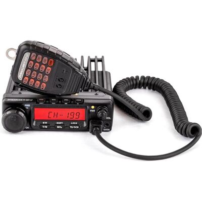 Dynascan M-6D-U Mobile Commercial Radio UHF, Walkie Talkie, Schwarz, Grau Dynascan M-6D-U Mobile Commercial Radio UHF, Walkie Talkie, Schwarz, Grau