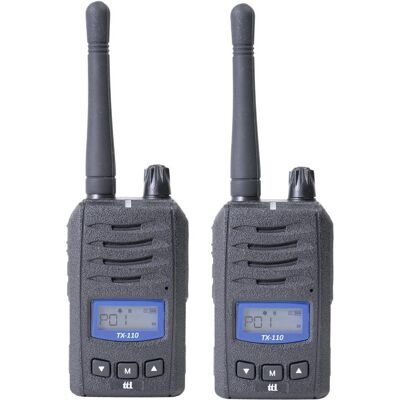Aim TTi TX-110 Twin set - PMR446 - Walkie Talkie (10 km), Walkie Talkie, Schwarz Aim TTi TX-110 Twin set - PMR446 - Walkie Talkie (10 km), Walkie Talkie, Schwarz