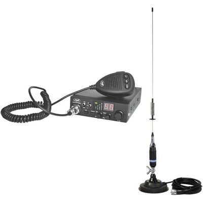 PNI CB ESCORT HP 8000L ASQ Funkpaket + S75 CB-Antenne mit Magnet (10 km), Walkie Talkie, Schwarz PNI CB ESCORT HP 8000L ASQ Funkpaket + S75 CB-Antenne mit Magnet (10 km), Walkie Talkie, Schwarz