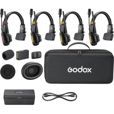 Godox Skytalk Air 4S (0.50 km), Walkie Talkie, Schwarz Godox Skytalk Air 4S (0.50 km), Walkie Talkie, Schwarz