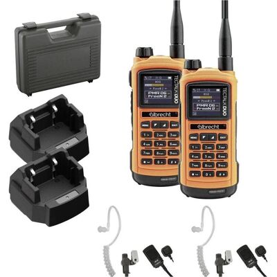 Albrecht Tectalk Duo - 8 km Reichweite, 2er Set, PMR446 - Walkie-Talkie Albrecht Tectalk Duo - 8 km Reichweite, 2er Set, PMR446 - Walkie-Talkie