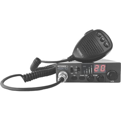 Moonraker CB-Funkgerät MINOR II PLUS, RF GAIN, einstellbarer ASQ und 12V-24V Stromversorgung, Walkie Talkie Moonraker CB-Funkgerät MINOR II PLUS, RF GAIN, einstellbarer ASQ und 12V-24V Stromversorgung, Walkie Talkie