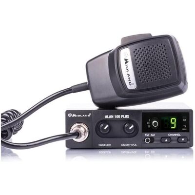 Midland Alan 100 Plus B, Walkie Talkie, Schwarz Midland Alan 100 Plus B, Walkie Talkie, Schwarz