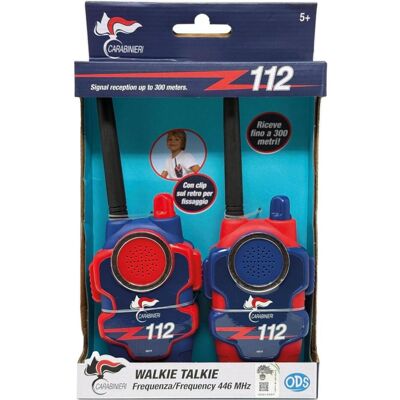 ODS Carabinieri - Walkie TalkieFrequenza 446 MhzRICEZIONE FINO A 300 MT DI DISTANZA (0.30 km), Walkie Talkie, Mehrfarbig ODS Carabinieri - Walkie TalkieFrequenza 446 MhzRICEZIONE FINO A 300 MT DI DISTANZA (0.30 km), Walkie Talkie, Mehrfarbig