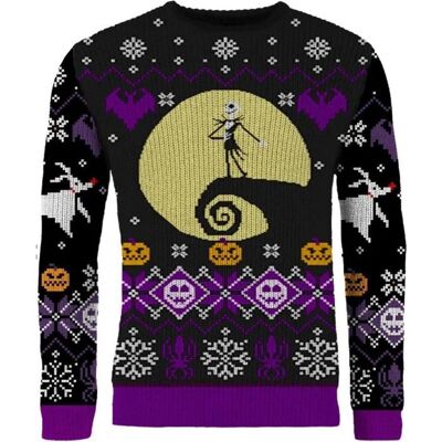 Harry Potter, Unisex, Pullover, L'Étrange Noël de monsieur Jack pull de Noël 8-bit (XXL), Mehrfarbig, (XXL) Harry Potter, Unisex, Pullover, L'Étrange Noël de monsieur Jack pull de Noël 8-bit (XXL), Mehrfarbig, (XXL)