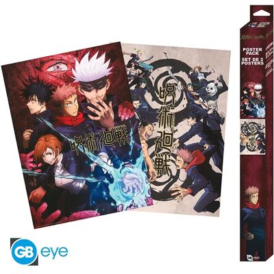 GB Eye Poster Set 2 Chibi Jujutsu Kaisen : Group and school (52x38), Weiteres Gaming Zubehör, Mehrfarbig GB Eye Poster Set 2 Chibi Jujutsu Kaisen : Group and school (52x38), Weiteres Gaming Zubehör, Mehrfarbig