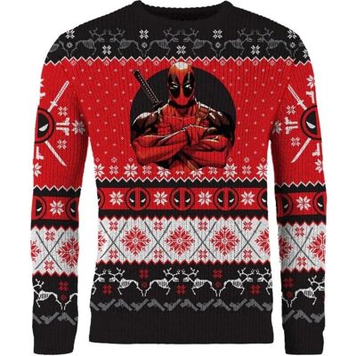 Harry Potter, Unisex, Pullover, Deadpool pull de Noël (XL), Mehrfarbig, (XL) Harry Potter, Unisex, Pullover, Deadpool pull de Noël (XL), Mehrfarbig, (XL)