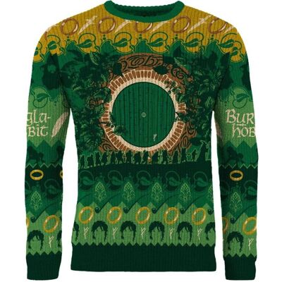 Harry Potter, Unisex, Pullover, Lord of the Rings pull de Noël The Shire (L), Mehrfarbig, (L) Harry Potter, Unisex, Pullover, Lord of the Rings pull de Noël The Shire (L), Mehrfarbig, (L)