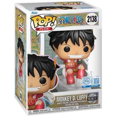 Funko POP! Plus One Piece Monkey D. Luffy (Egghead Arc) Métallique Exclusive Funko POP! Plus One Piece Monkey D. Luffy (Egghead Arc) Métallique Exclusive