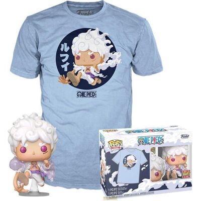 Funko One Piece POP! & Tee Vinyl Figur & T-Shirt Set Luffy Fifth Gear Grösse S Funko One Piece POP! & Tee Vinyl Figur & T-Shirt Set Luffy Fifth Gear Grösse S