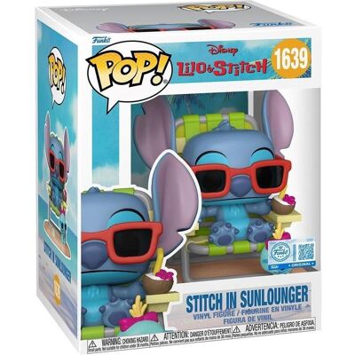 Funko POP! Premium Lilo et Stitch - Stitch in Sunlounger Exclusive Funko POP! Premium Lilo et Stitch - Stitch in Sunlounger Exclusive