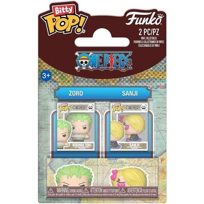 Funko One Piece Bitty POP! Vinyl figurines Zoro & Sanji 2 cm Funko One Piece Bitty POP! Vinyl figurines Zoro & Sanji 2 cm