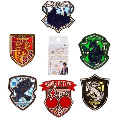 Funko Loungefly: Warner Bros. - Harry Potter: Stained Glass - Blind Box Enamel Pins Set Funko Loungefly: Warner Bros. - Harry Potter: Stained Glass - Blind Box Enamel Pins Set