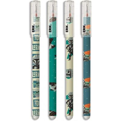 Grupo Erik, Schreibstifte, Star Wars: The Mandalorian Stylos effaçables Set (4) (4x) Grupo Erik, Schreibstifte, Star Wars: The Mandalorian Stylos effaçables Set (4) (4x)