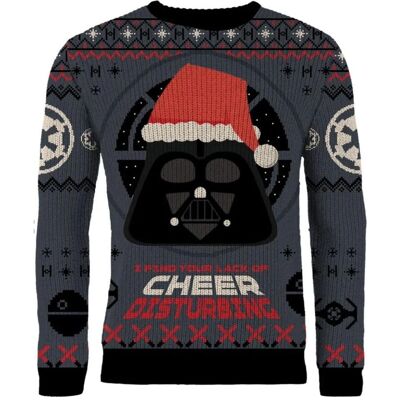 Harry Potter, Unisex, Pullover, Star Wars pull de Noël Darth Vader (M), Mehrfarbig, (M) Harry Potter, Unisex, Pullover, Star Wars pull de Noël Darth Vader (M), Mehrfarbig, (M)