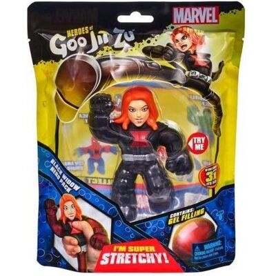 Star Wars Heroes of Goo Jit Zu Marvel Hero Pack. Black Widow - Squishy 4.5-Inch Tall. Ideal Christmas/Birthday Star Wars Heroes of Goo Jit Zu Marvel Hero Pack. Black Widow - Squishy 4.5-Inch Tall. Ideal Christmas/Birthday