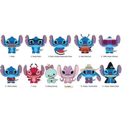 Monogram Int., Jungen, Schlüsselanhänger, Lilo & Stitch Plüsch-Taschenanhänger Stitch Display (24), Mehrfarbig Monogram Int., Jungen, Schlüsselanhänger, Lilo & Stitch Plüsch-Taschenanhänger Stitch Display (24), Mehrfarbig