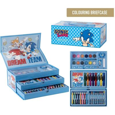 Cerda Sonic the Hedgehog Colouring stationery case, Weiteres Gaming Zubehör, Mehrfarbig Cerda Sonic the Hedgehog Colouring stationery case, Weiteres Gaming Zubehör, Mehrfarbig