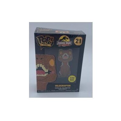 Funko JURASSIC PARK - Pop Large Enamel Pin N° 21 - Velociraptor GROUP Funko JURASSIC PARK - Pop Large Enamel Pin N° 21 - Velociraptor GROUP