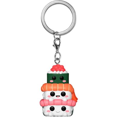 Funko, Schlüsselanhänger, Kawaii Foodies Pocket POP! Vinyl Schlüsselanhänger 4 cm Sushi Stack Display (12), Mehrfarbig Funko, Schlüsselanhänger, Kawaii Foodies Pocket POP! Vinyl Schlüsselanhänger 4 cm Sushi Stack Display (12), Mehrfarbig