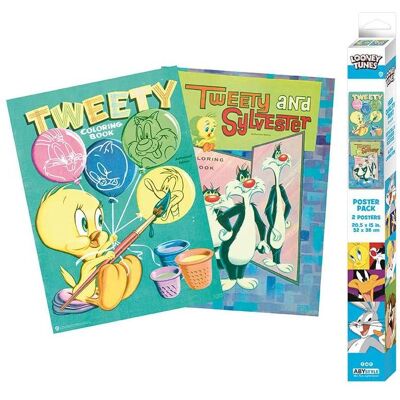 GB Eye Looney Tunes Set 2 Chibi Posters Tweety / Sylevester (52x38), Weiteres Gaming Zubehör, Mehrfarbig GB Eye Looney Tunes Set 2 Chibi Posters Tweety / Sylevester (52x38), Weiteres Gaming Zubehör, Mehrfarbig