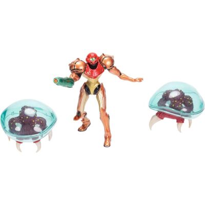 Jakks Pacific World of Nintendo pack 3 figurines Metroid Samus Bounty Hunter 6 cm Jakks Pacific World of Nintendo pack 3 figurines Metroid Samus Bounty Hunter 6 cm