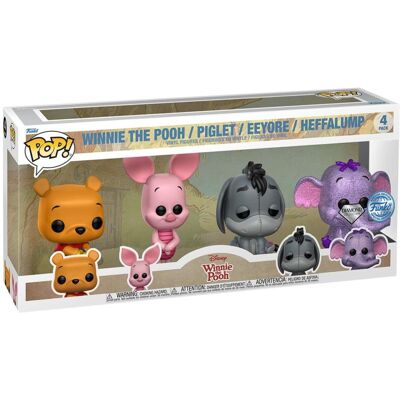 Funko Disney POP! Movies Vinyl Figuren 4er-Pack Winnie the Pooh 9 cm Funko Disney POP! Movies Vinyl Figuren 4er-Pack Winnie the Pooh 9 cm