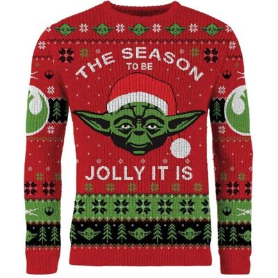 Harry Potter, Unisex, Pullover, Star Wars pull de Noël Yoda (XXL), Mehrfarbig, (XXL) Harry Potter, Unisex, Pullover, Star Wars pull de Noël Yoda (XXL), Mehrfarbig, (XXL)