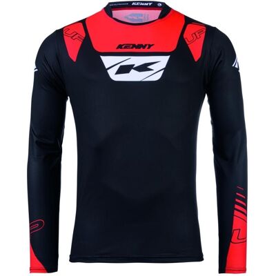 Kenny, Motorsportbekleidung, Racing Trial Up Schwarz-Rotes T-Shirt, Farbe Schwarz/Rot, Grösse S (S) Kenny, Motorsportbekleidung, Racing Trial Up Schwarz-Rotes T-Shirt, Farbe Schwarz/Rot, Grösse S (S)