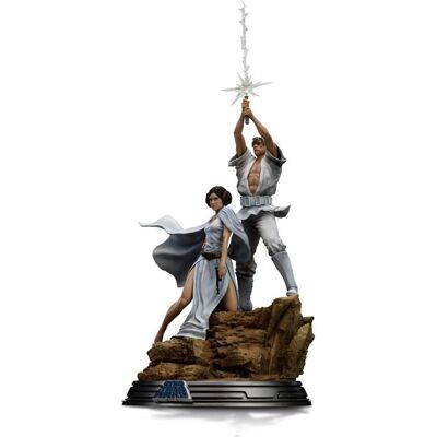Iron Studios Star Wars statuette 1/10 Deluxe Art Scale Luke and Leia 41 cm Iron Studios Star Wars statuette 1/10 Deluxe Art Scale Luke and Leia 41 cm