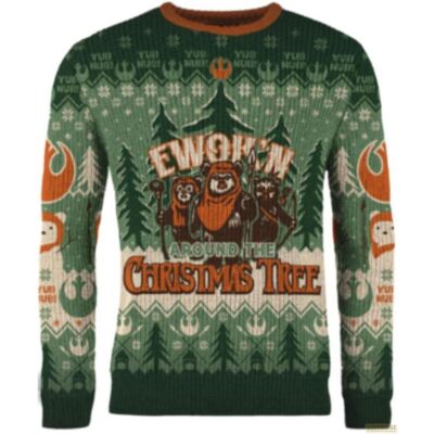 Harry Potter, Herren, Pullover, Star Wars Christmas Pullover Ewok'n around the Christmas Tree Grösse XL, Mehrfarbig, (XL) Harry Potter, Herren, Pullover, Star Wars Christmas Pullover Ewok'n around the Christmas Tree Grösse XL, Mehrfarbig, (XL)
