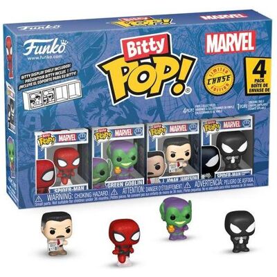 Funko Assorted Blister 4 figures Bitty POP Marvel Spiderman Funko Assorted Blister 4 figures Bitty POP Marvel Spiderman