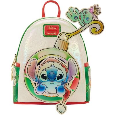 Funko Loungefly Mini Zaino Disney Stitch Holiday Funko Loungefly Mini Zaino Disney Stitch Holiday